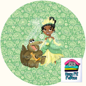 Digital File - Paisley Princess - Froggy Princess Panels