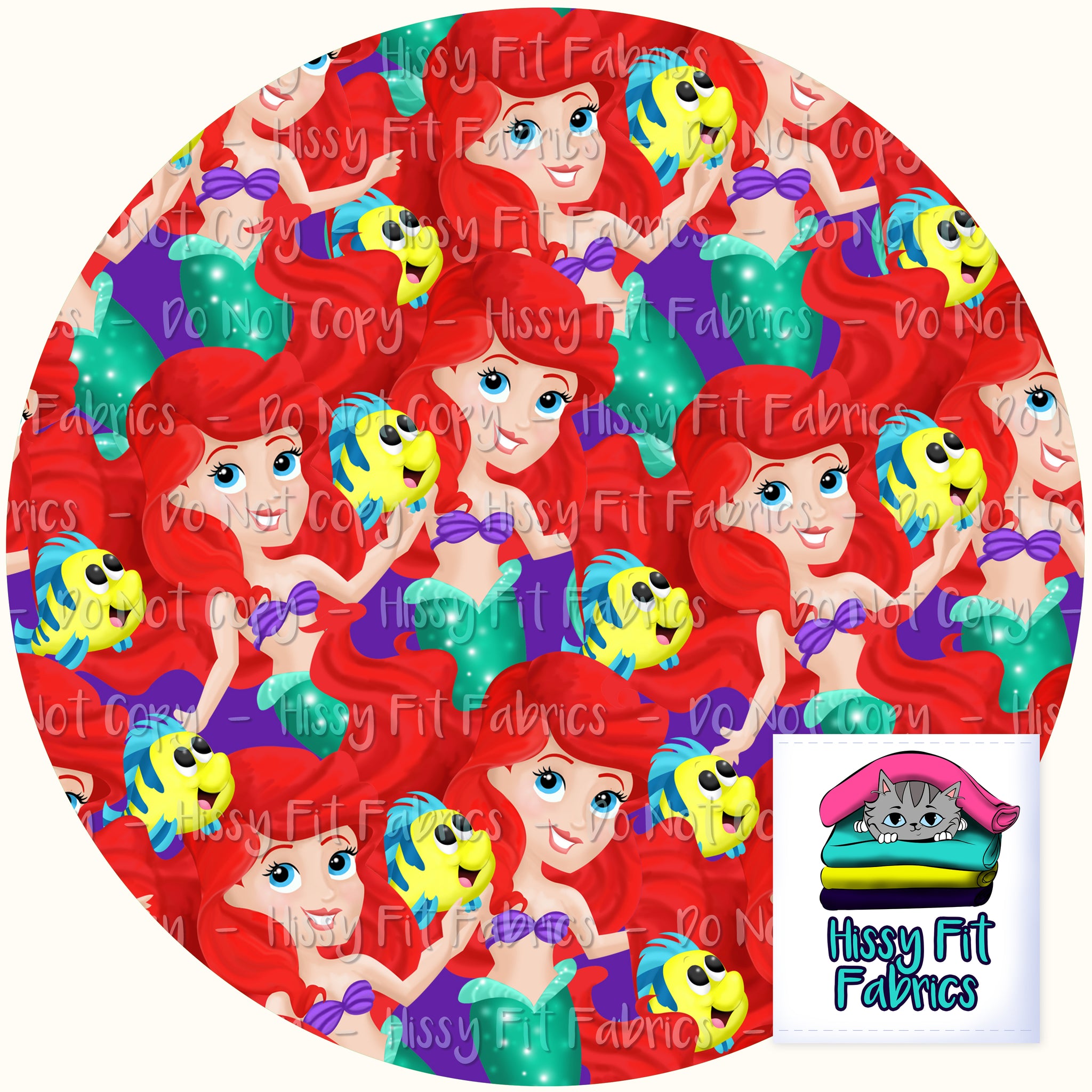 Digital File - Paisley Princess - Seamless Mermaid Princess Stack